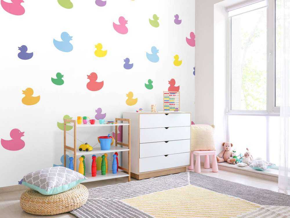 Kolorowe kaczki do kąpieli