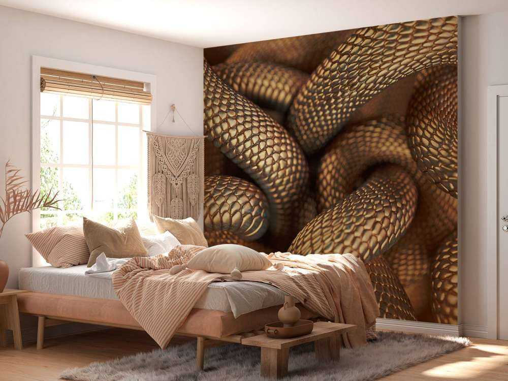 Węże w kolorze brązu