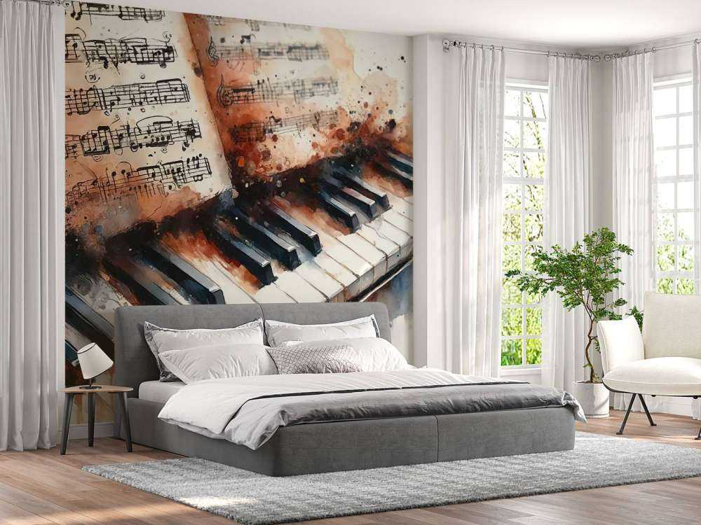 Melodyjna harmonia uchwycona w artystycznych pociągnięciach pędzla