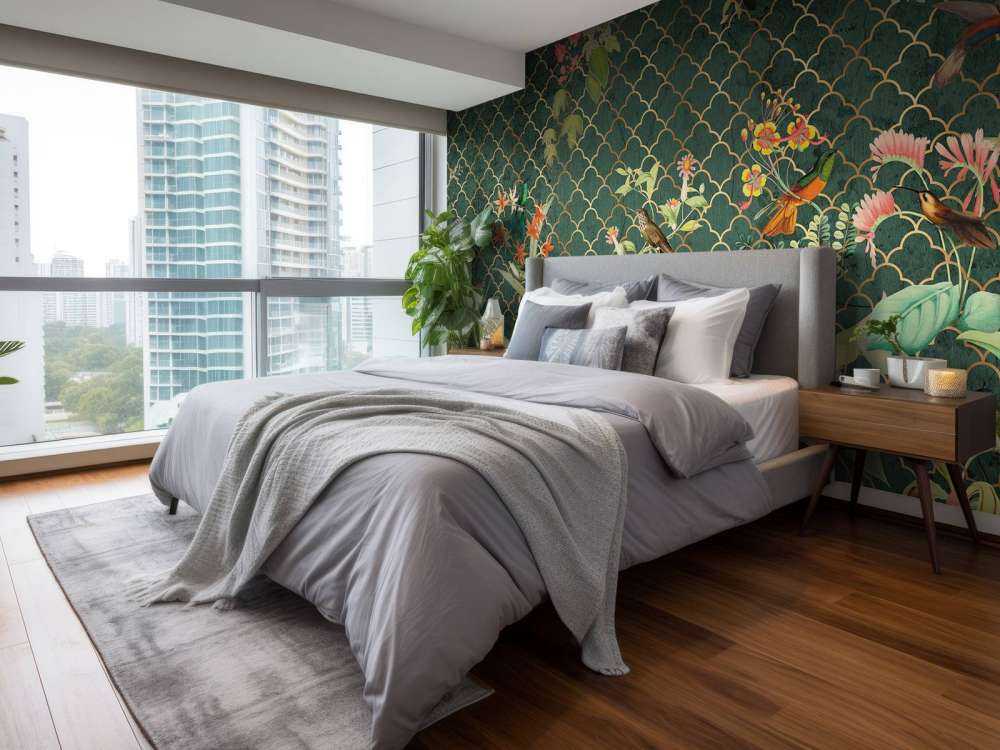 Elegancja dżungli z złotem