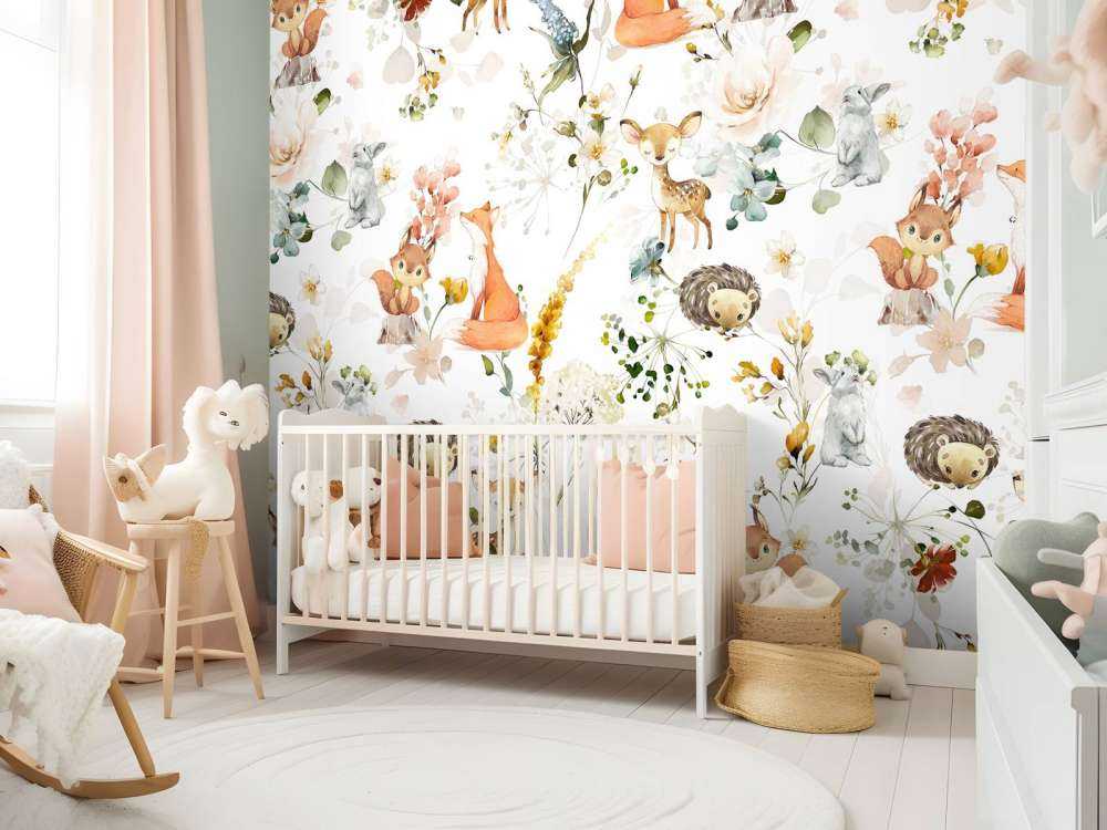 Leśne zwierzęta dla niemowląt