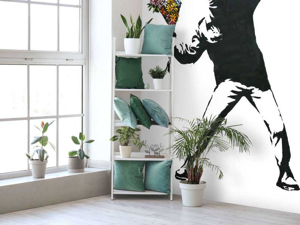 Banksy - Flower thrower