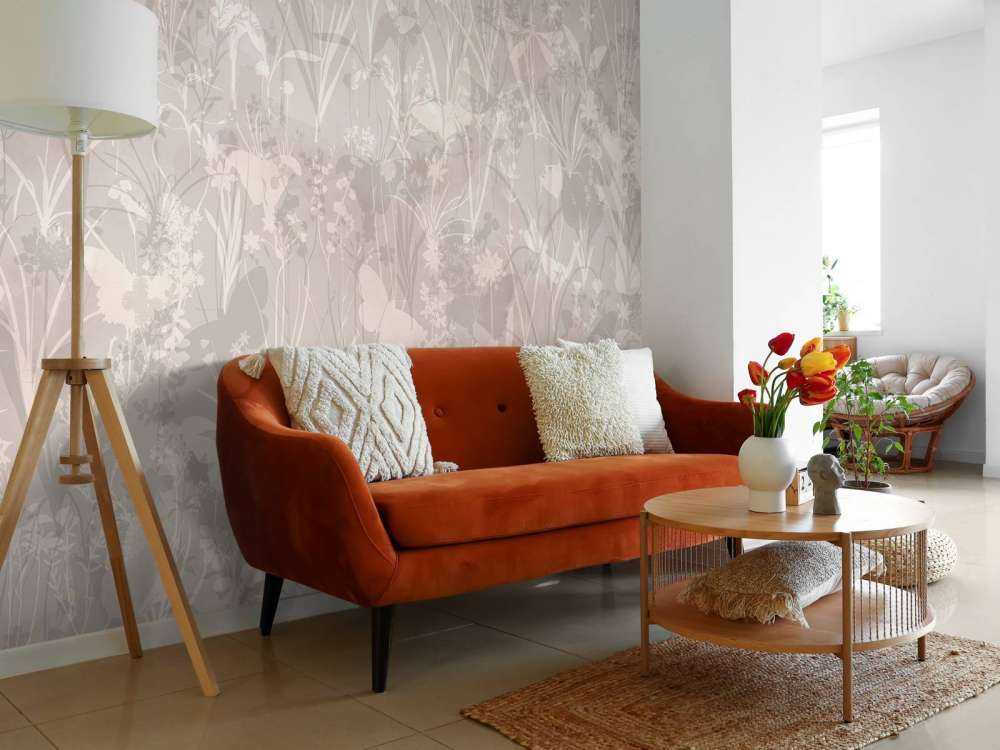 Herbals and Butterflies Double Silhuet 1