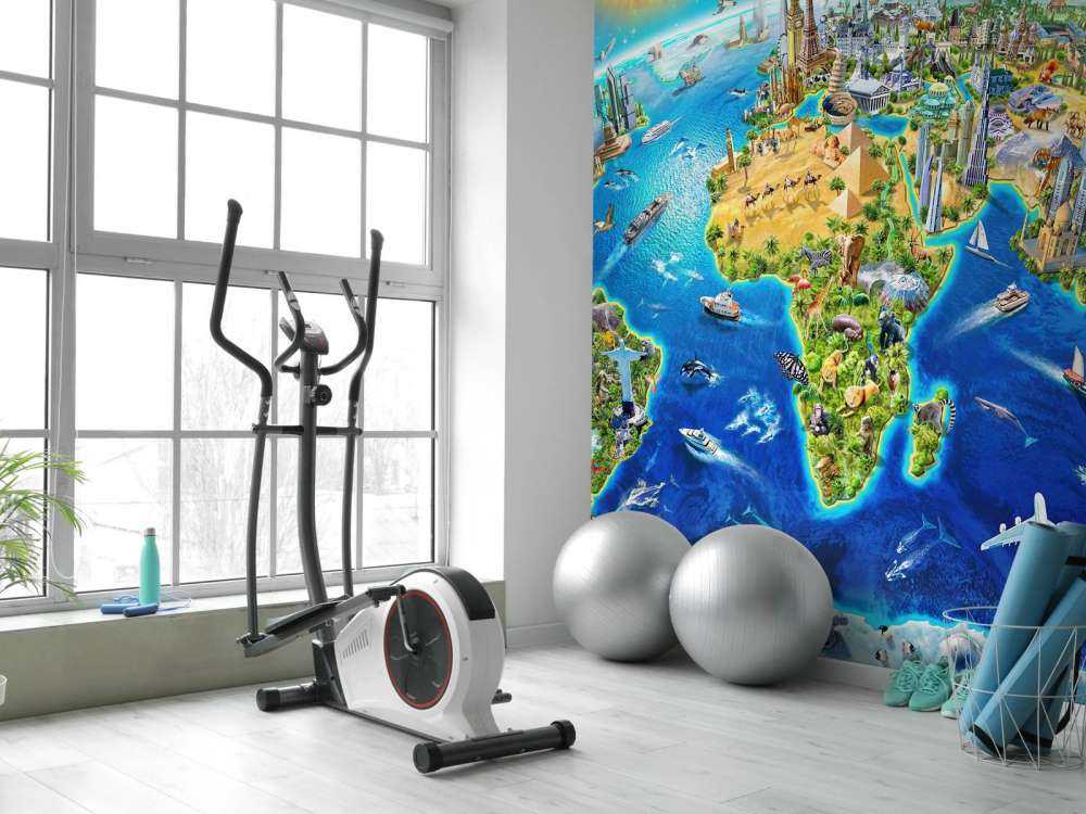 World Landmarks Globe