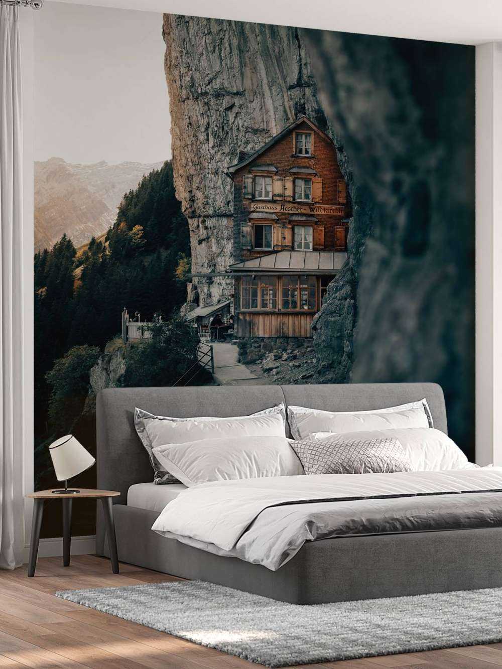 Górska chata w Alpach