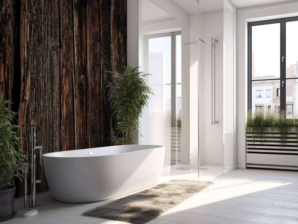 Ciemne, stare drewno