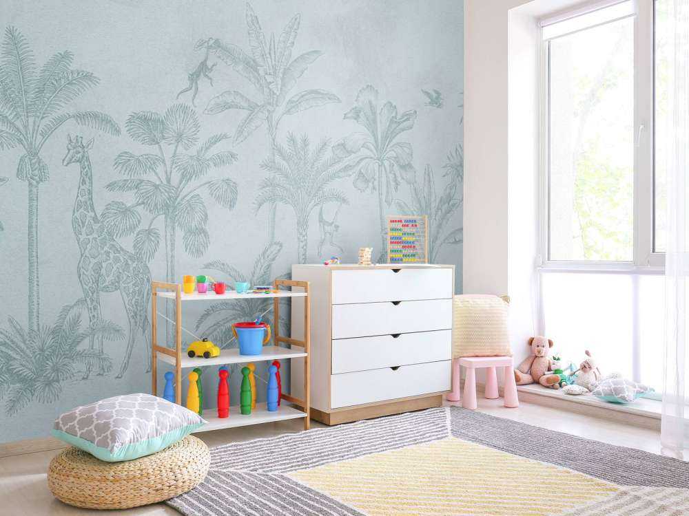 Tropikalne zwierzę dżungla niebieski