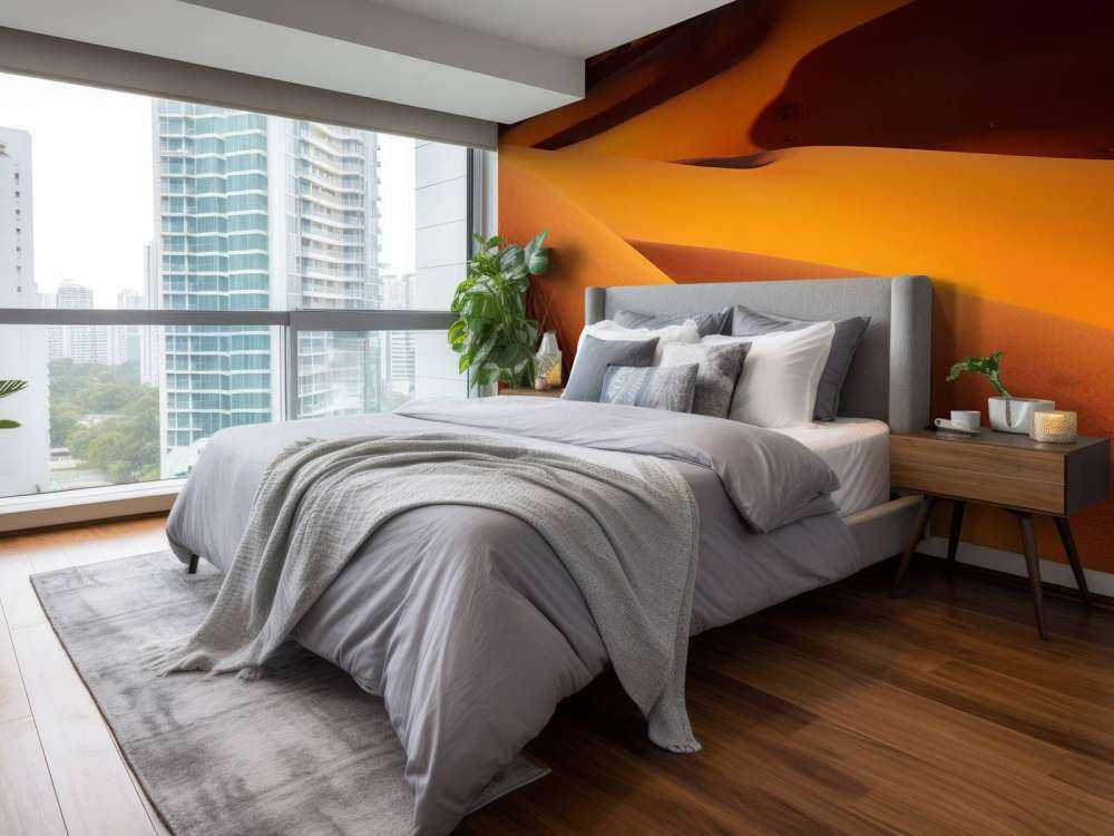 Pustynia o zachodzie słońca