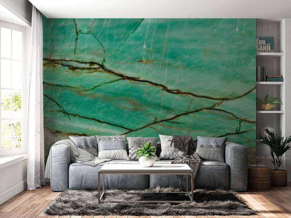 Zbliżenie na zielony marmur