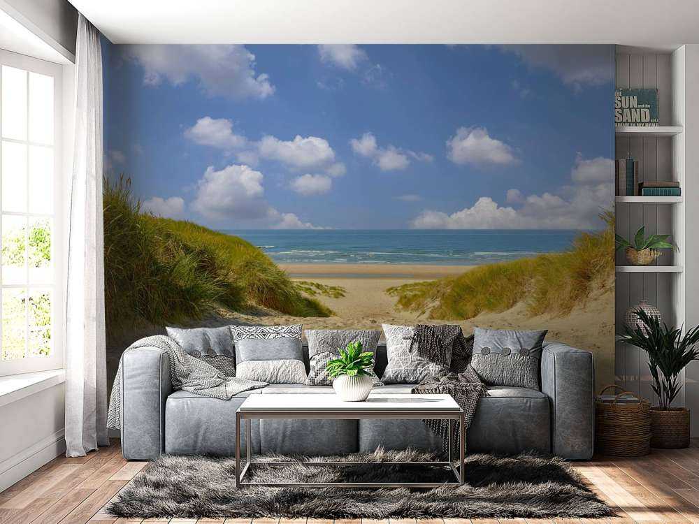 Dostęp do plaży przez wydmy