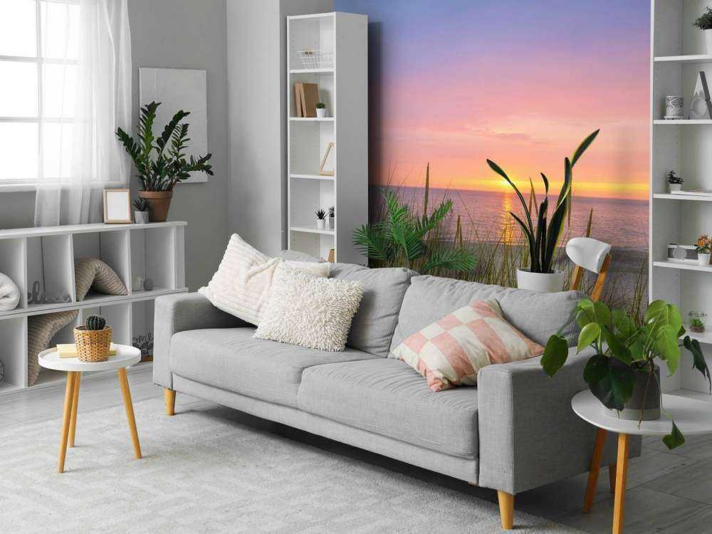 Wschód słońca na wybrzeżu