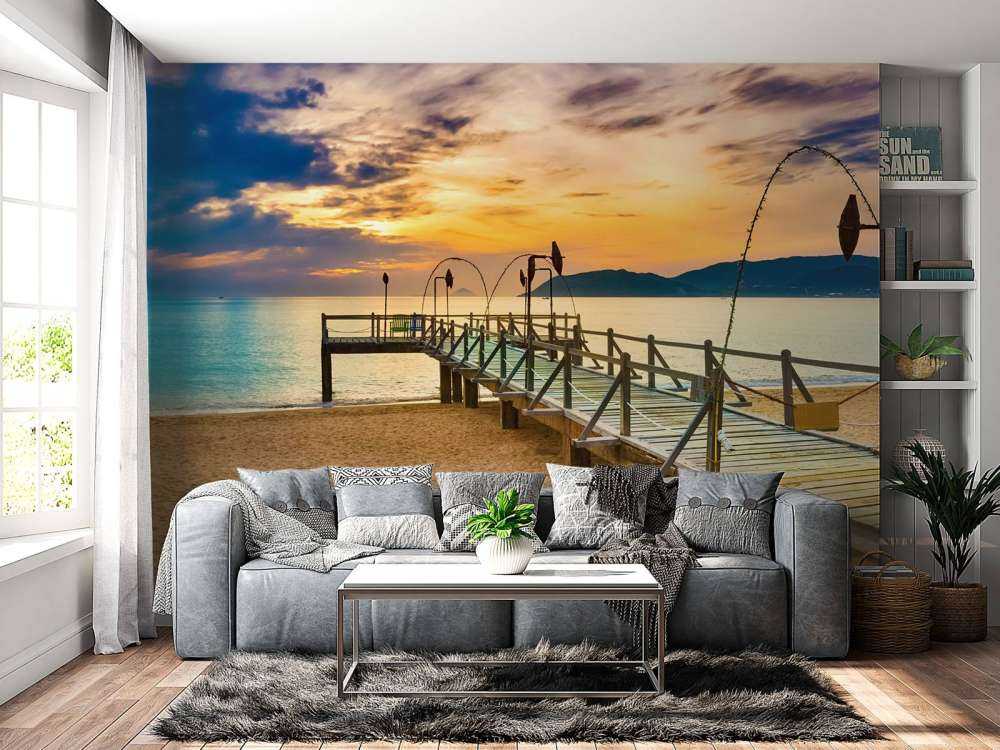 Wschód słońca nad morzem