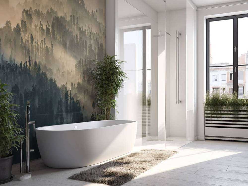 Mgliste góry w Indonezji