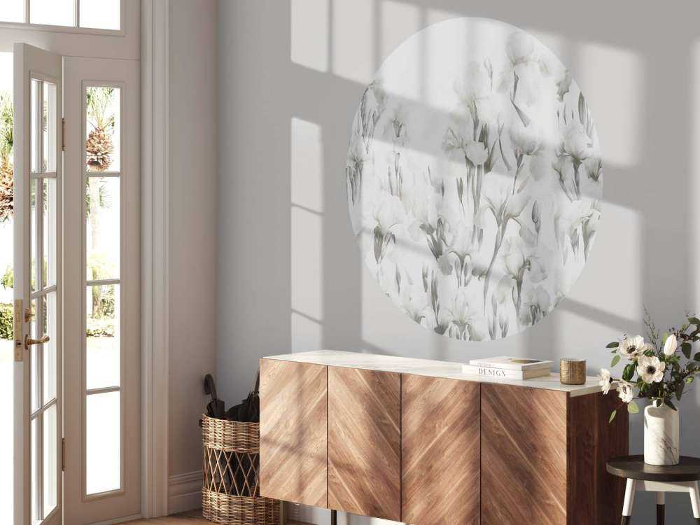 Irysy Tańczą Bezszwowo Ciepły Beż