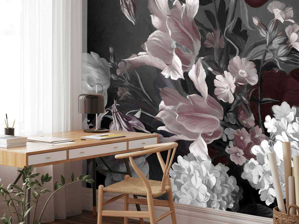 Bukiet z czerwonymi tulipanami