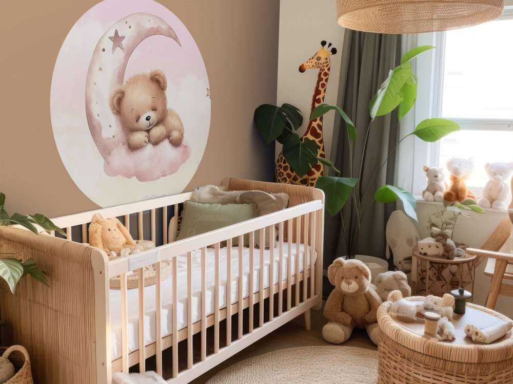 Śpiące misie na księżycu