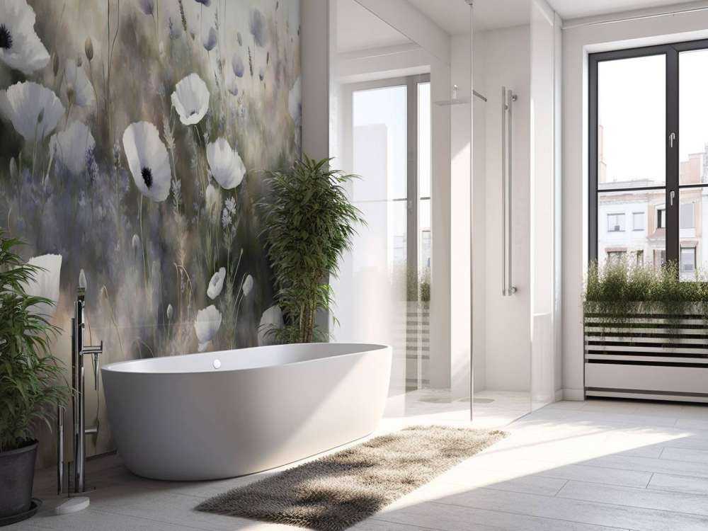 Taniec dzikich kwiatów - niebieski