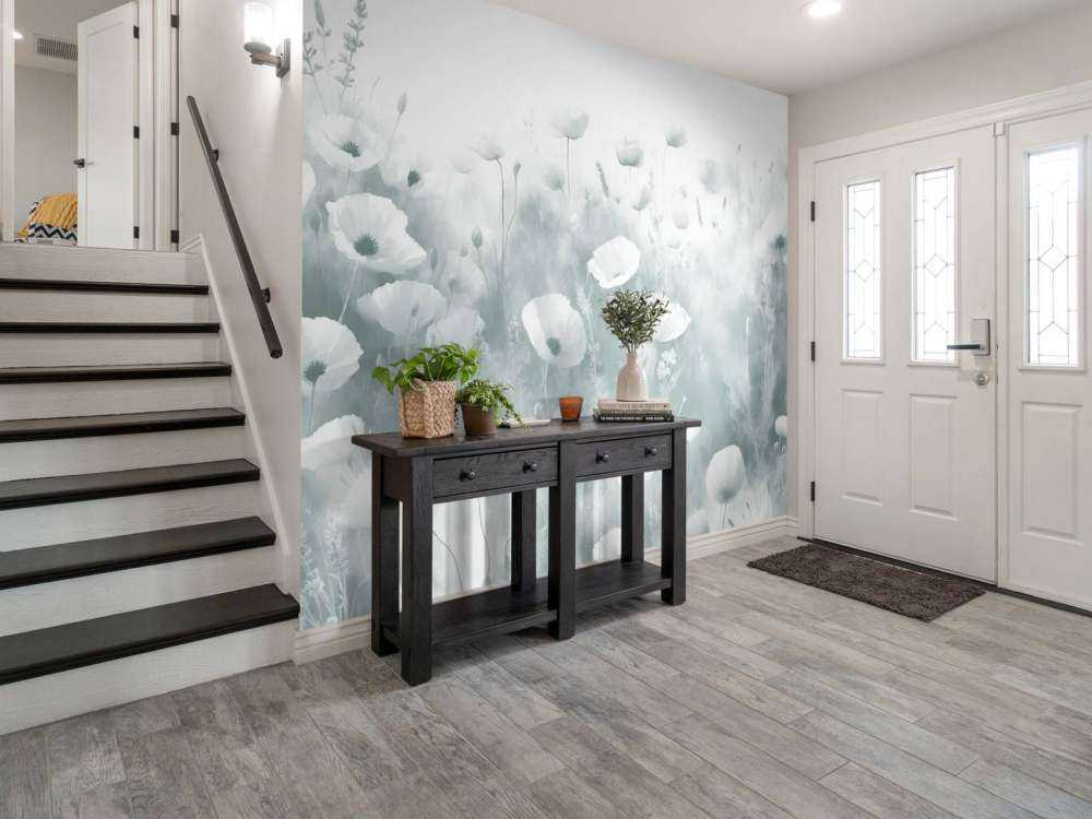 Taniec dzikich kwiatów - ciemna zieleń