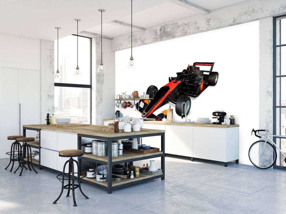 Formula 3 - Left front view, 3d