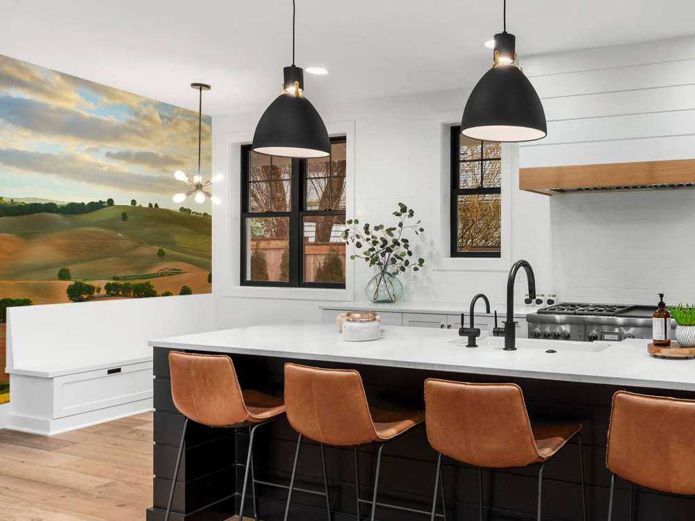 Wzniesiony krajobraz