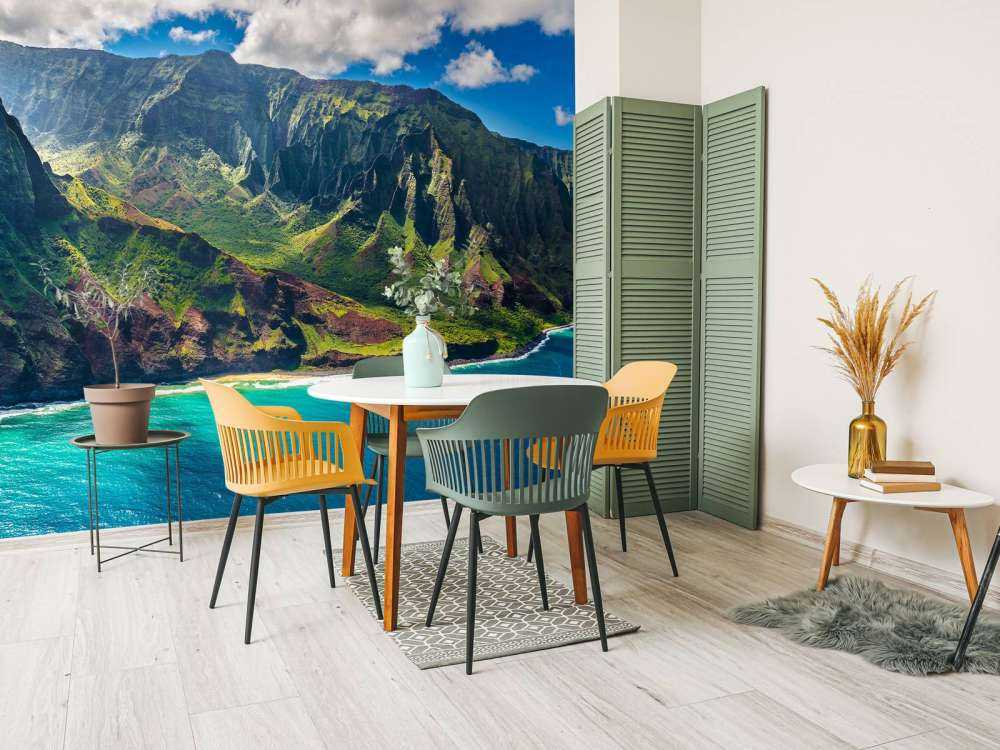 Góry wzdłuż wybrzeża