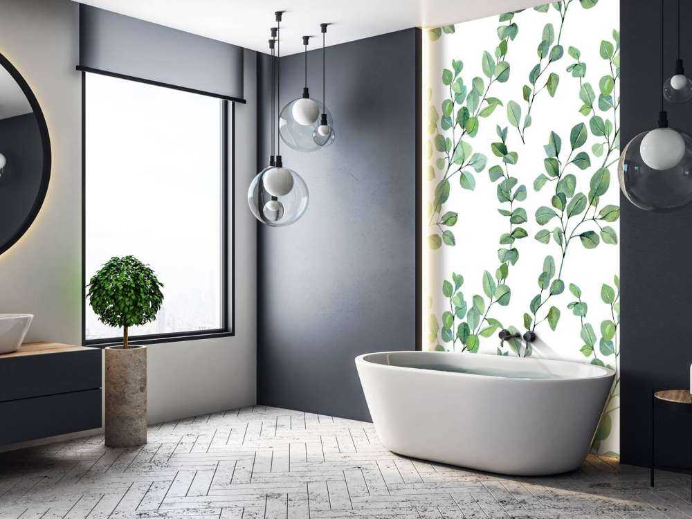 Liście i gałęzie akwarelowe