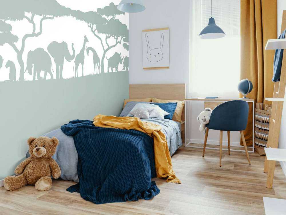 Sylwetka zwierząt safari, jasnozielona