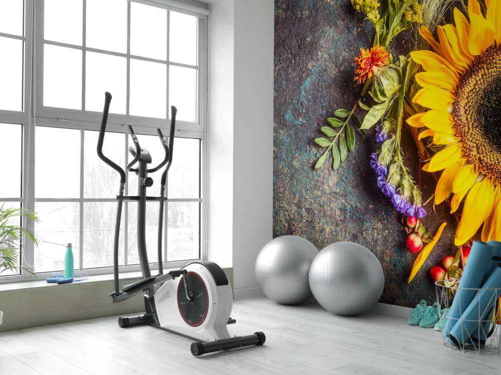 Kwiatowy posąg jesienny