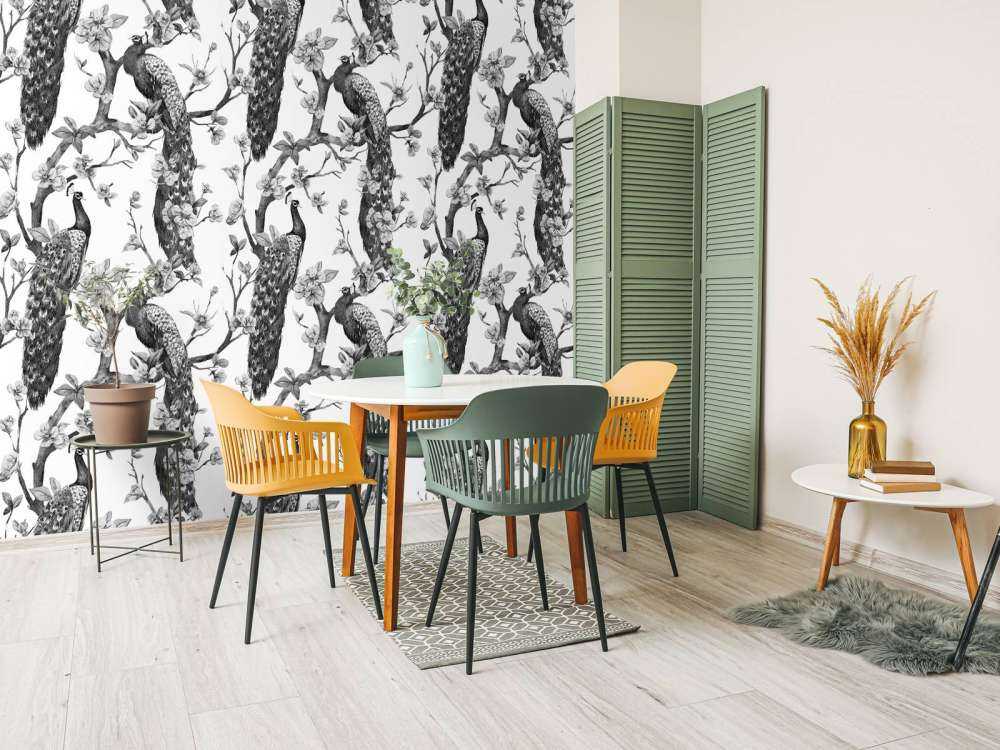 Monochromatyczna Wspaniałość Pawia