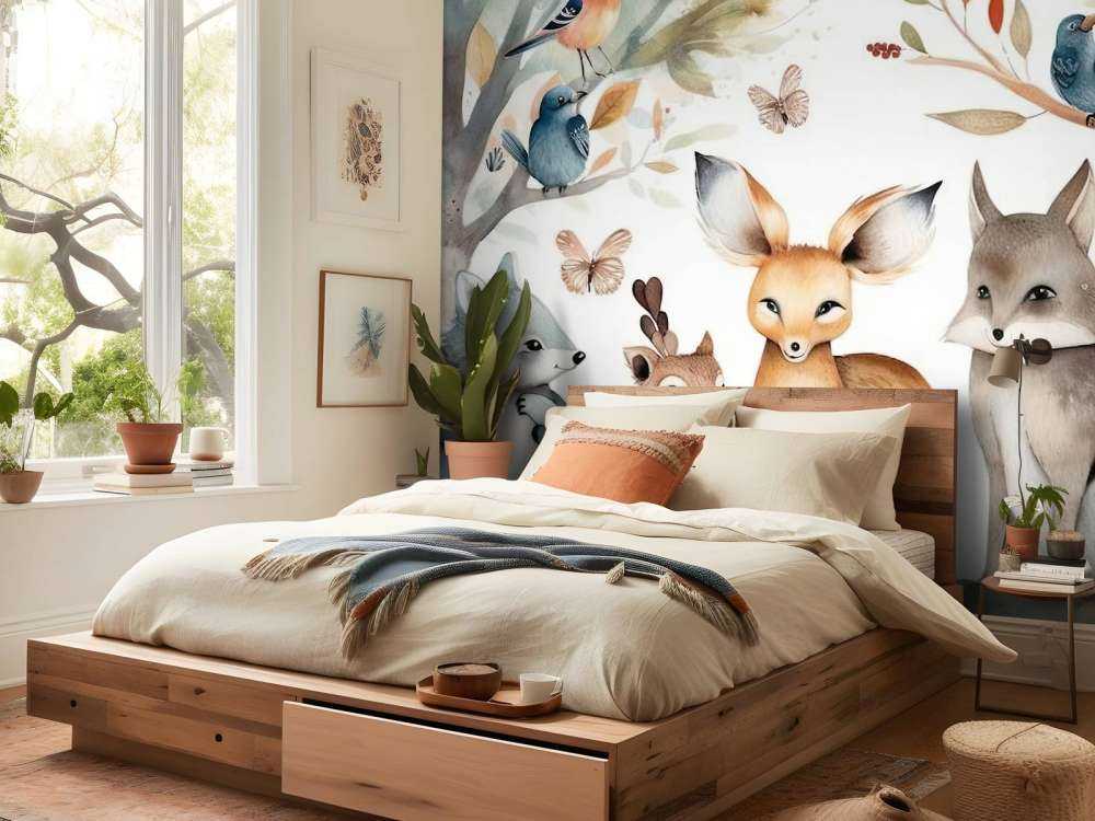 Leśna narracja Zespół akwareli