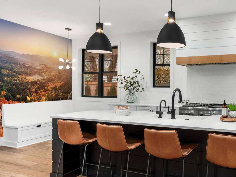 Jesienny krajobraz w górach