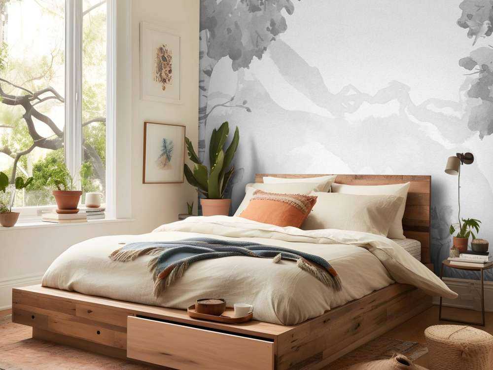 Jeleń w odcieniach szarości