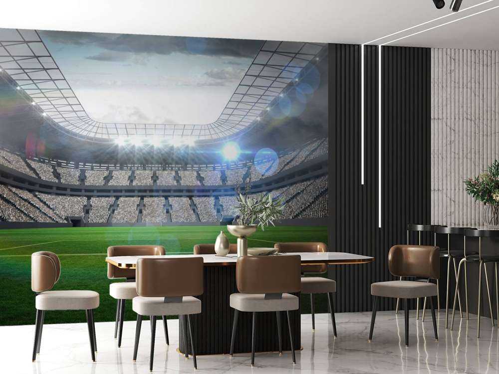 Stadion z otwartym dachem