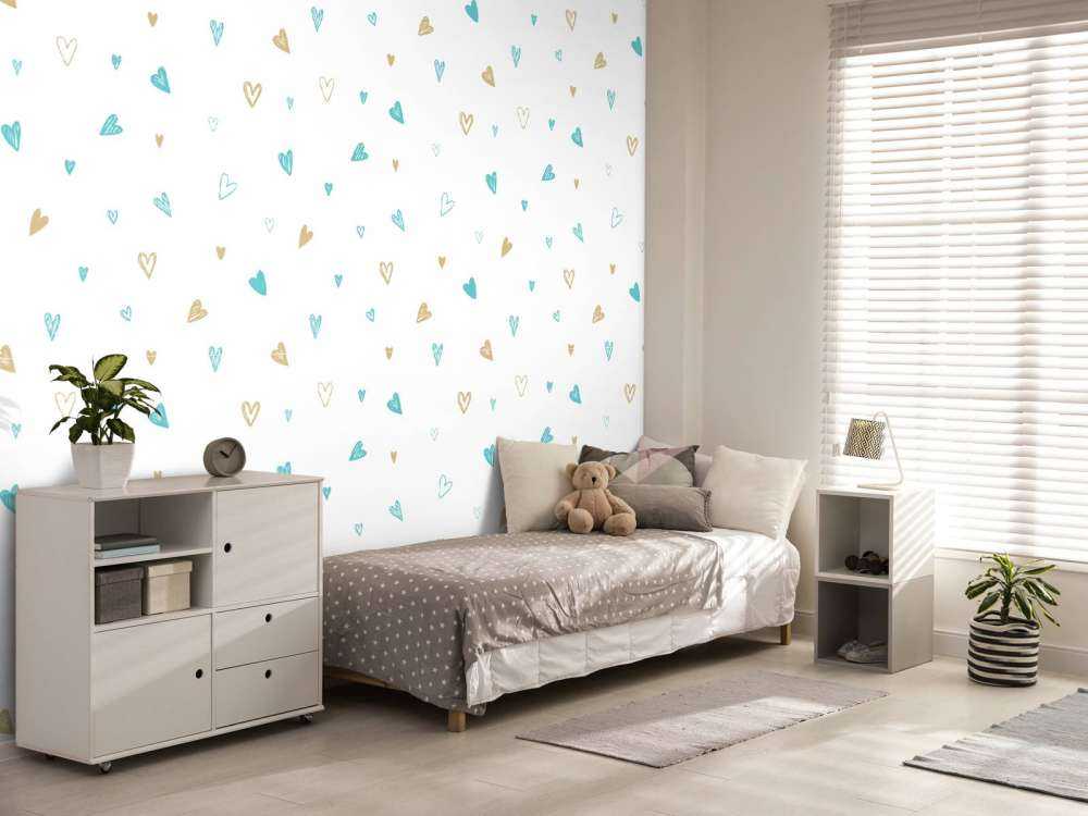 Niebieskie i złote serca