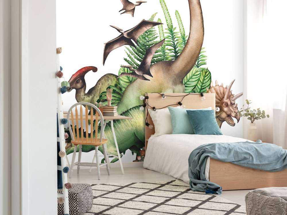 Akwarelowe dinozaury