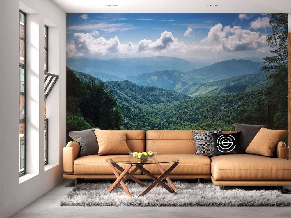 Zielony las tropikalny