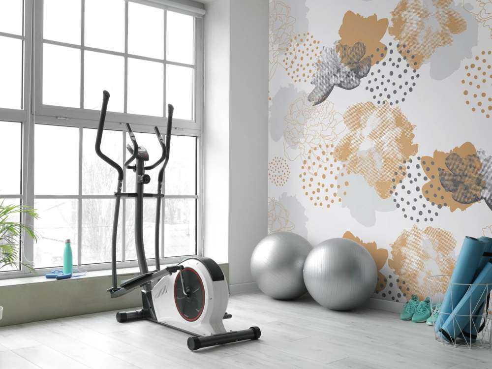 Szary wzór kwiatowy