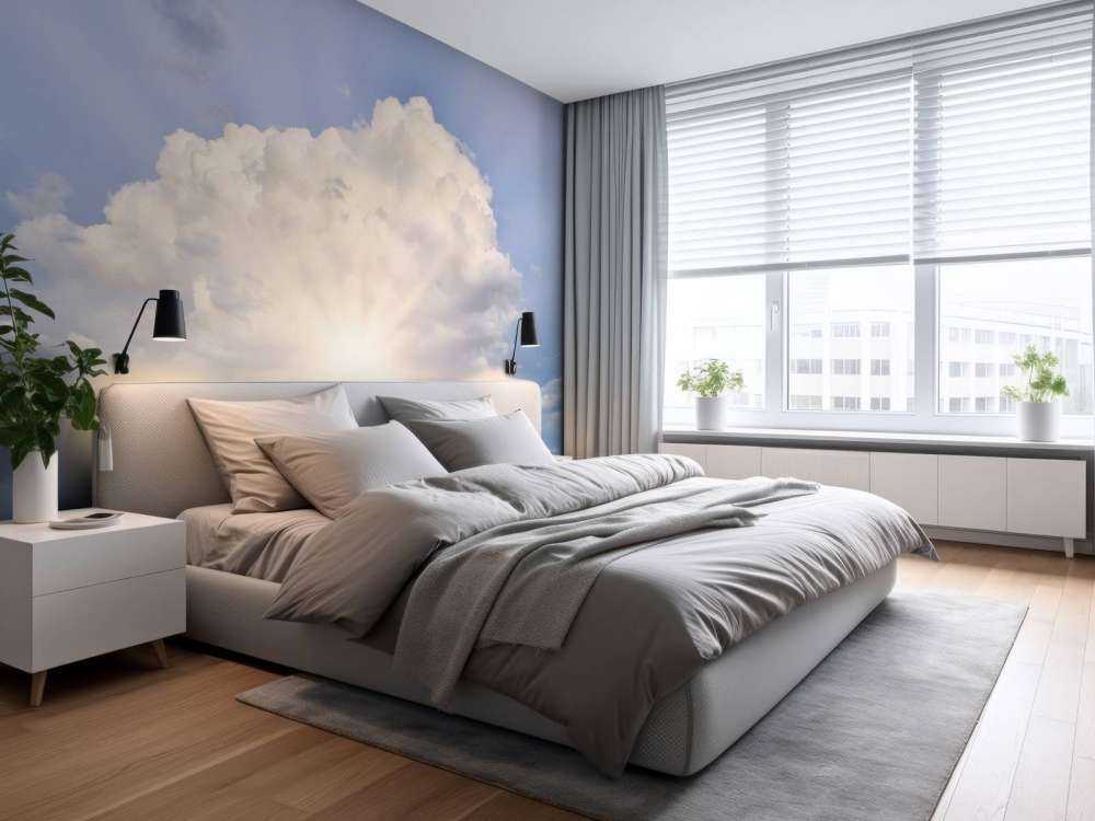 Promienie słońca przez chmury