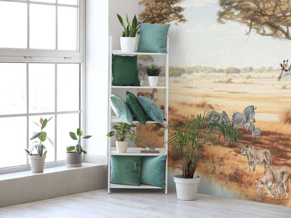 Kolor krajobrazu safari