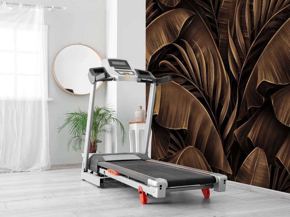 Brązowe liście bananowca