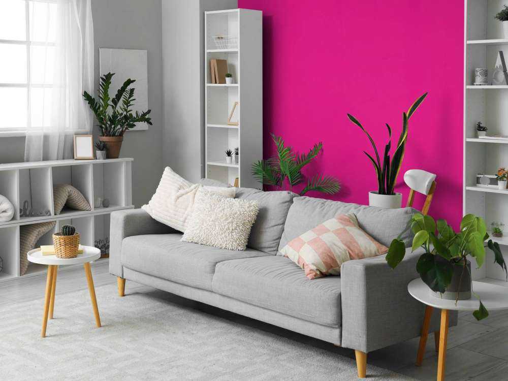 Beton neonowo różowy