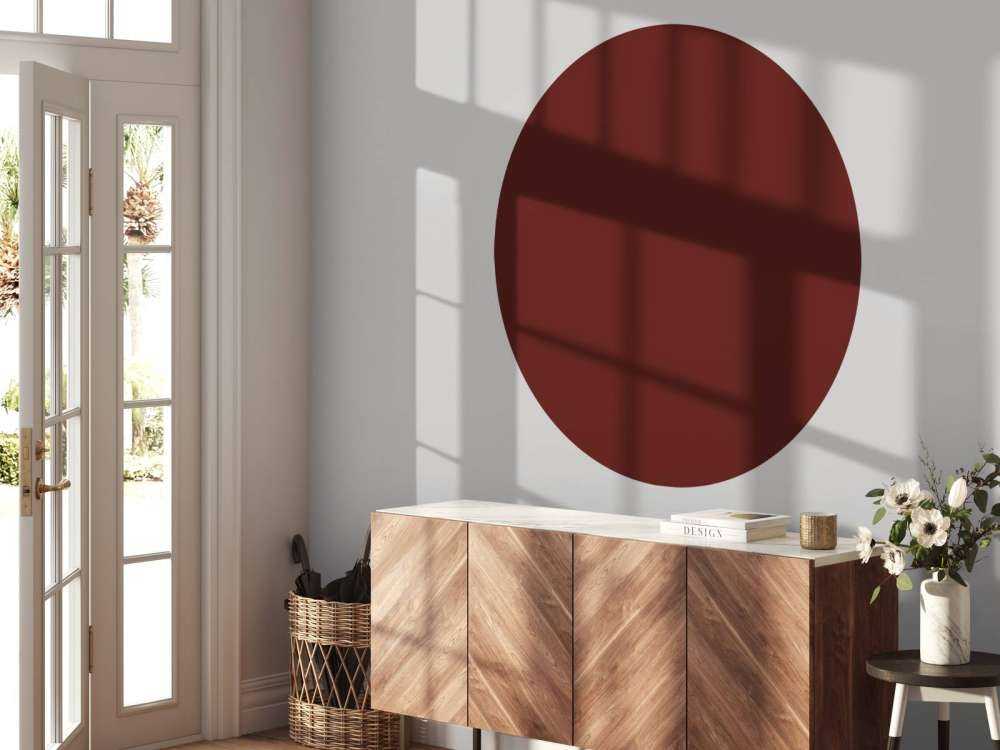 Ciemno czerwony brąz