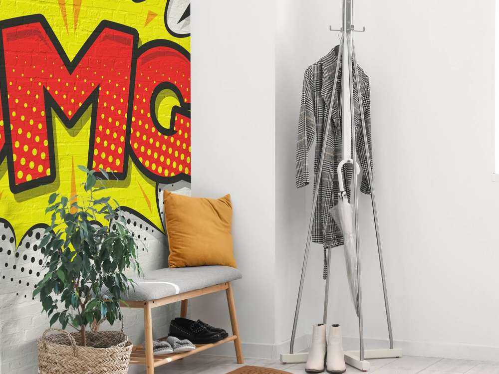 Kolorowe graffiti na ścianie