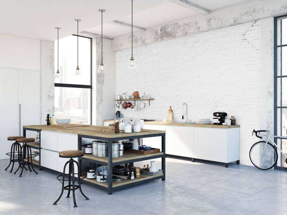 Ściana pomalowana na biało