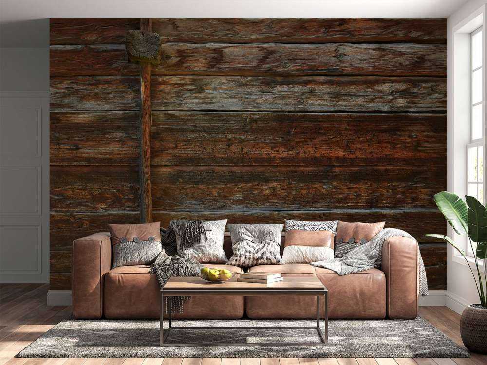 Stare drewno z belką nośną