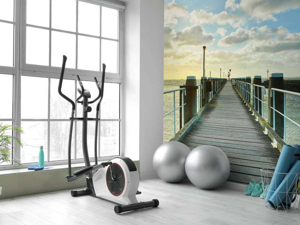 Rusztowania na wybrzeżu