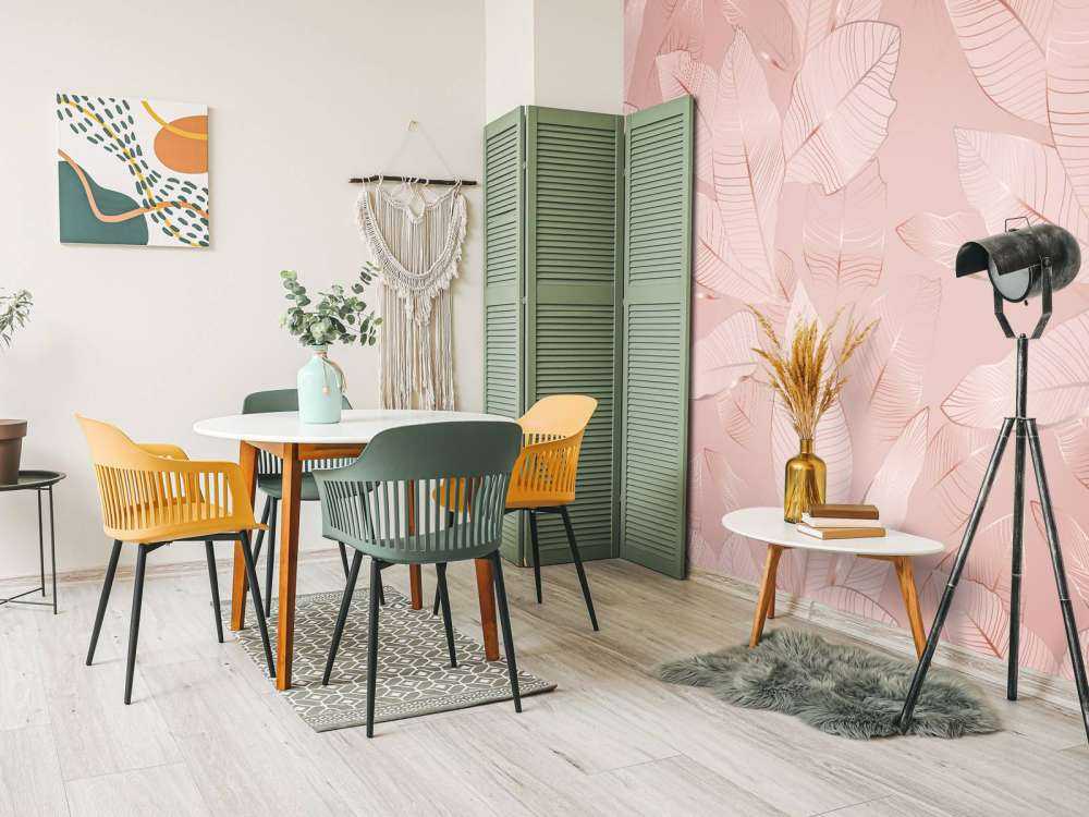 Liście różowego złota