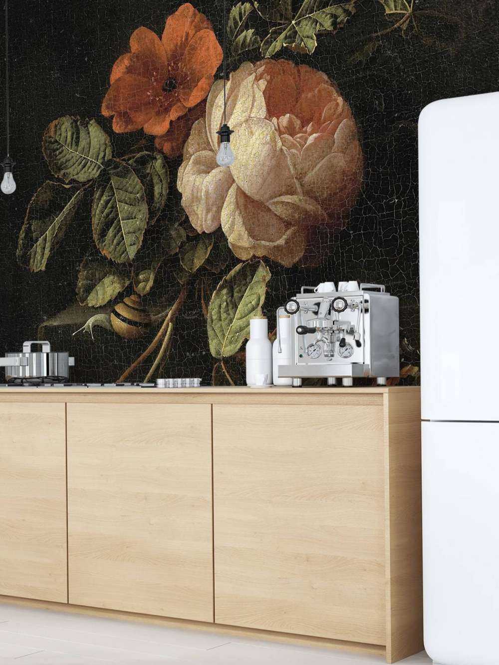 Martwa natura z różami