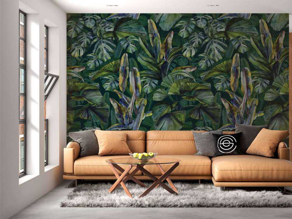 Ręcznie rysowane liście