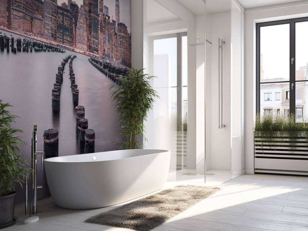 Falochrony na Manhattanie